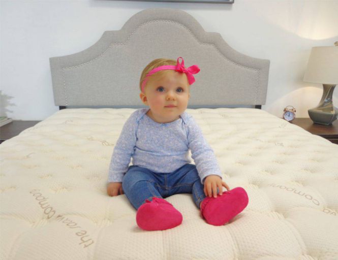 baby on a saatva mattress