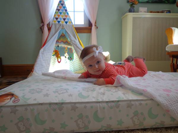 kolcraft love & comfort lightweight foam crib & toddler mattress