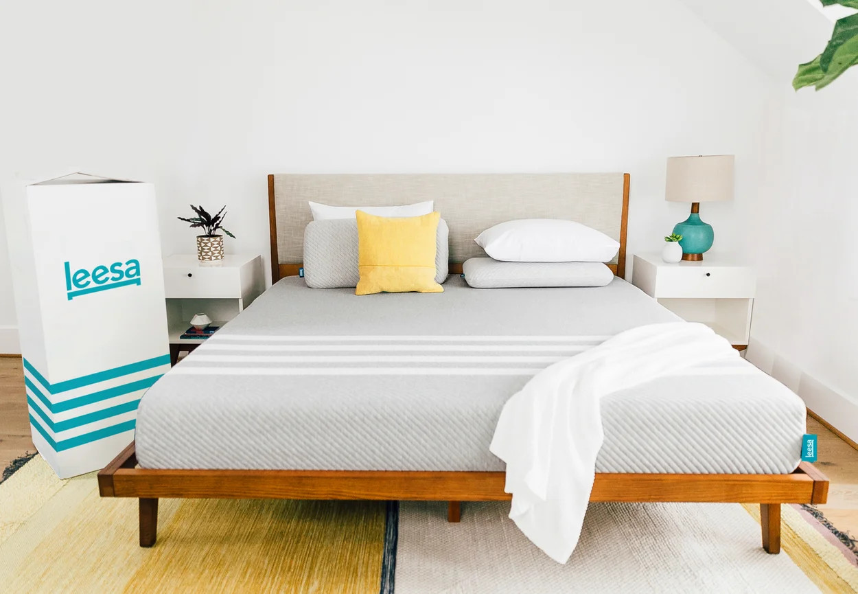 bed platform on leesa mattress website