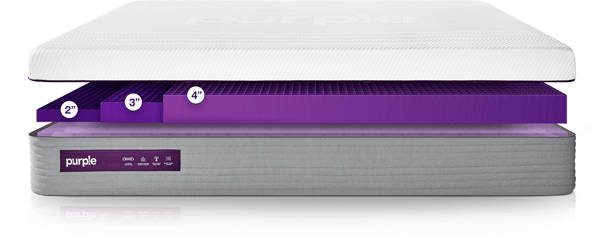 purple 2 mattress back pain