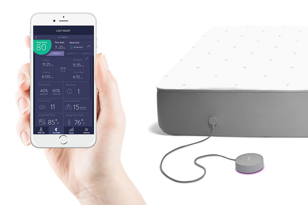 eight sleep tracker smart mattress