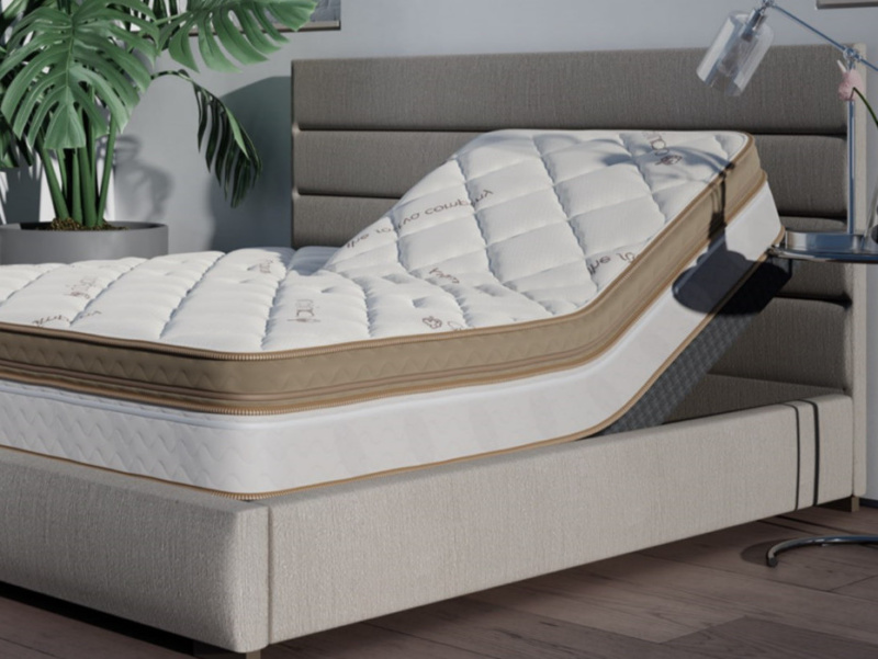 saatva adjustable bed base with mattress