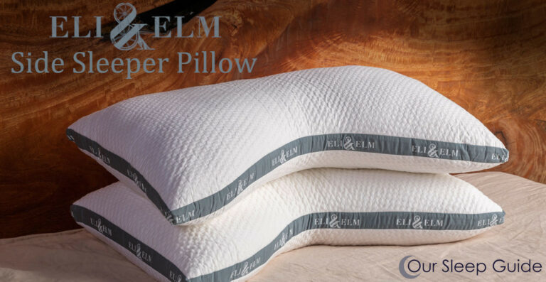 eli & elm cotton side sleeper pillow