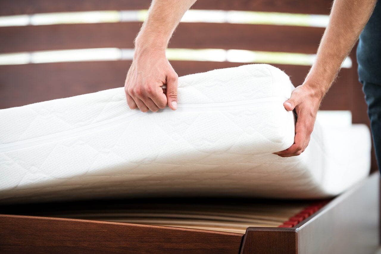 best way to flip very heavy mattress