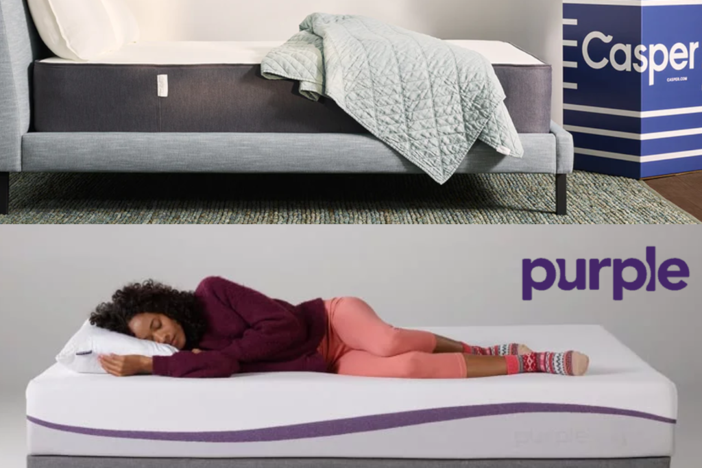 casper mattress purple platform