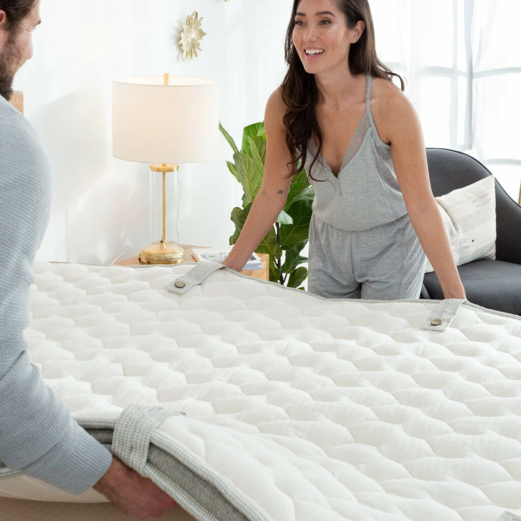 Cedar Natural Latex Mattress Topper Review by Brentwood Home