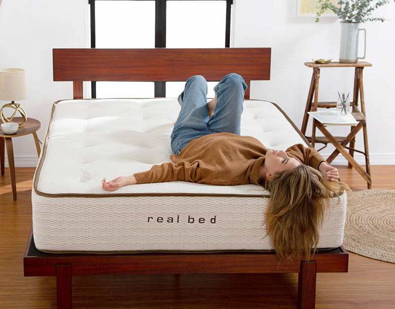 real bed vs air mattress bed staging
